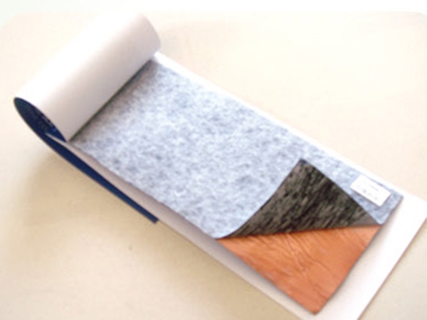 Root puncture resistant metal tire polymer waterproof roll material