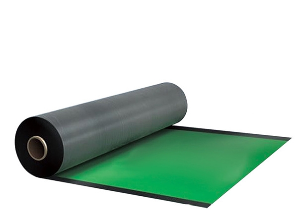 Quick reaction adhesive cross membrane self-adhesive waterproofing membrane