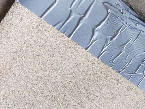 Self adhesive pre laid waterproof membrane