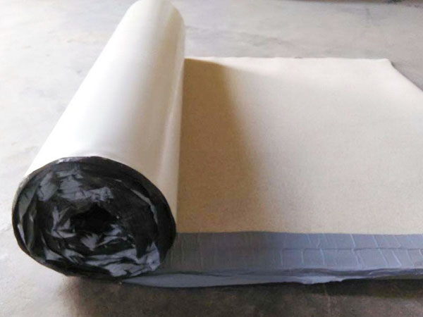 Self adhesive pre laid waterproof membrane