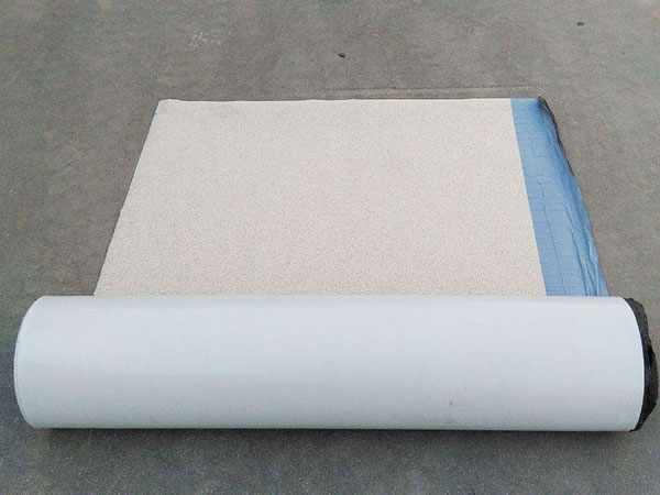 Self adhesive pre laid waterproof membrane