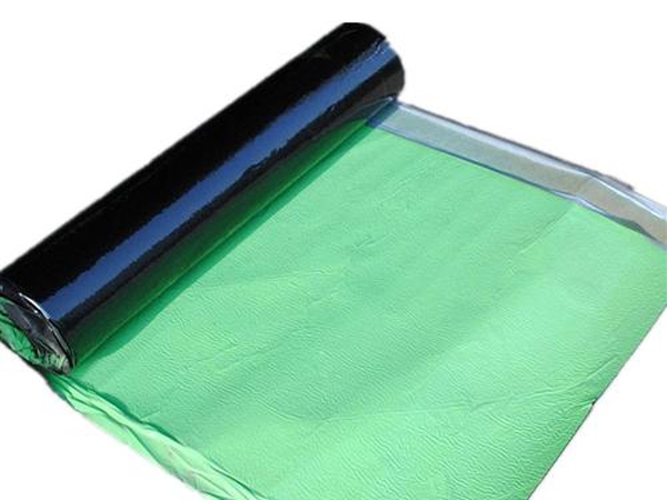 Quick reaction adhesive cross membrane self-adhesive waterproofing membrane